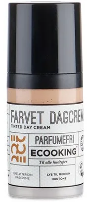 Parfymefri farget dagkrem lys/medium